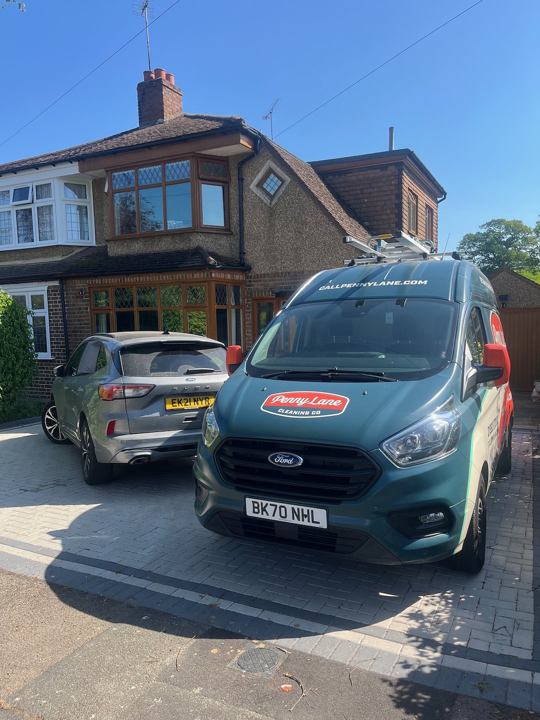 Professional once-off Window Cleaning for a semi-detached house on Dukes Avenue, Theydon Bois